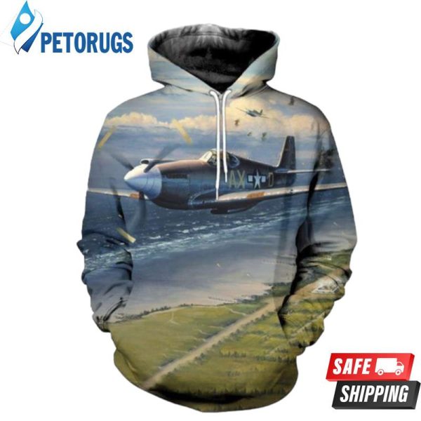 Airplane War World War 3D Hoodie