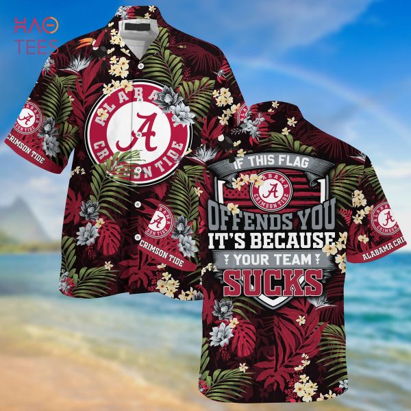 Alabama Crimson Tide Summer Hawaiian Shirt And Shorts