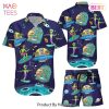 Alien Hawaiian Shirt Alien Surfing Beach Summer Aloha Hawaii Shirt Surfing Gifts For Dad