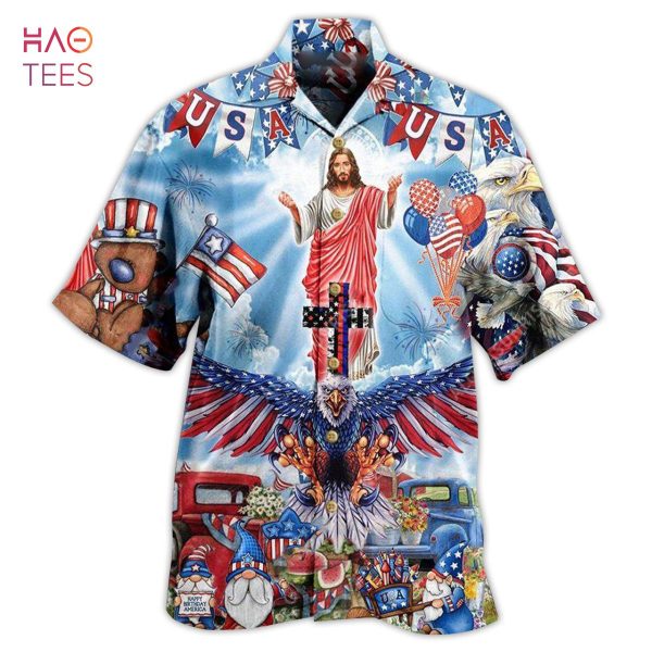 America Patriotism Jesus Edition – Hawaiian Shirt 3D