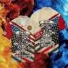 American Flag Retired Firefighter Retired But Forver A At Heart Firefjghter Hawaiian Shirt