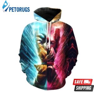 Angry Goku 3D Hoodie