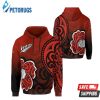 Anzac Day Red Poppy Flowers Memorial 3D Hoodie