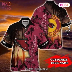 Arizona Cardinals Hawaiian Shirt tropical island personalized