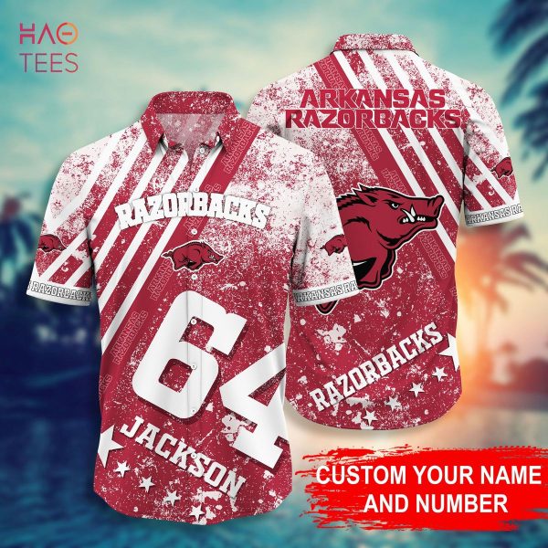 Arkansas Razorbacks  Personalized Hawaiian Shirt