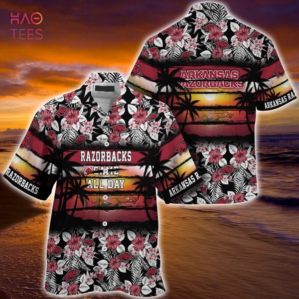 Arkansas Razorbacks  Summer Hawaiian Shirt