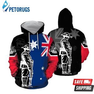 Australia Army 3D Hoodie