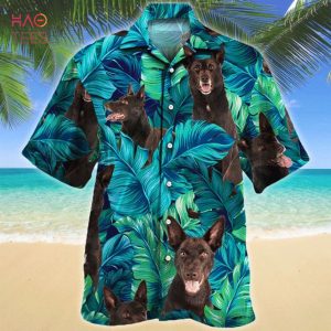 Australian Kelpie Dog Hawaiian Shirt