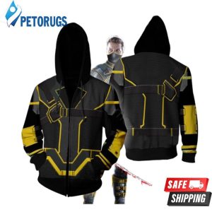 Avengers 4 Endgame Quantum Battlegown Hawkeye Cosplay Anime 3D Hoodie