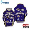 Baltimore Ravens 3 3D Hoodie