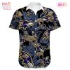 Baltimore Ravens Hawaiian Shirt flower summer gift for fans