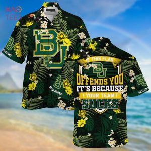 Baylor Bears  Summer Hawaiian Shirt And Shorts