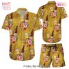 Beer Hawaiian Shirt Beer Flowers Vintage Map Button Down Shirts Summer Holiday Gift