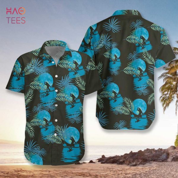 Bigfoot Tropical Blue Moon Bigfoot Hawaiian Shirt