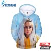 Billie Eilish And Pered Custom Billie Eilish Graphic 3D Hoodie