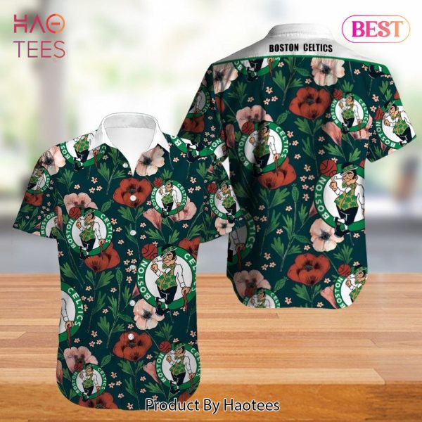 Boston Celtics Hawaiian Shirt Flower summer new design