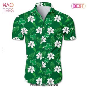 Boston Celtics Hawaiian shirt Tropical Flower summer