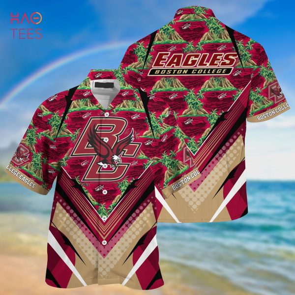 Boston College Eagles Summer Hawaiian Shirt And Shorts