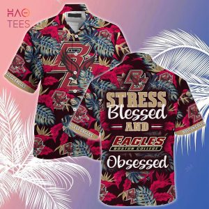 Boston College Eagles Summer Hawaiian Shirt And Shorts