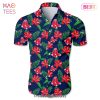 Boston Red Sox Hawaiian shirt Tropical flower gift for fans