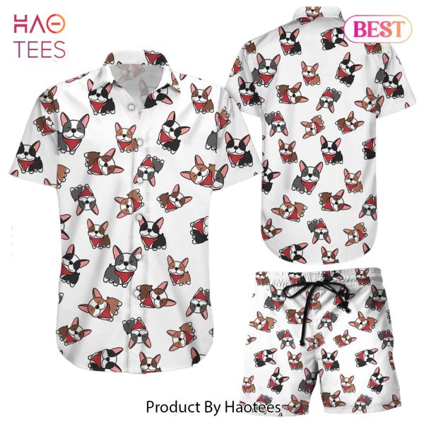 Boston Terrier Hawaiian Shirt Cute Boston Terrier Dog Hawaii Shirt Dog Themed Gift Ideas