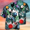 Bowling tropical leaf Hawaiian shirt