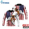 Boxer Dog America 3D Hoodie