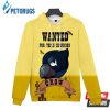 Brawl Stars Crow Youth Hip Hop 3D Hoodie