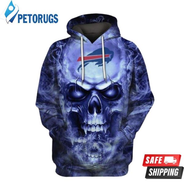 Buffalo Bills Nfl Football Skull 20951 3D Hoodie