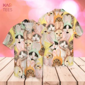 Bunny Cat Hawaiian Shirt