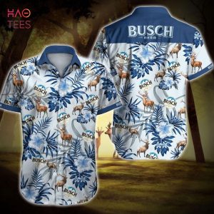 Busch Hunting Mallard Iv Hawaiian Shirt