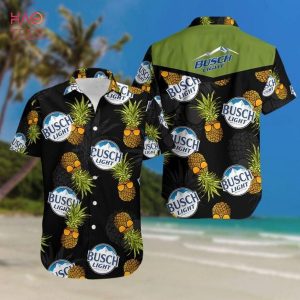 Busch Light Print Hawaiian Shirt