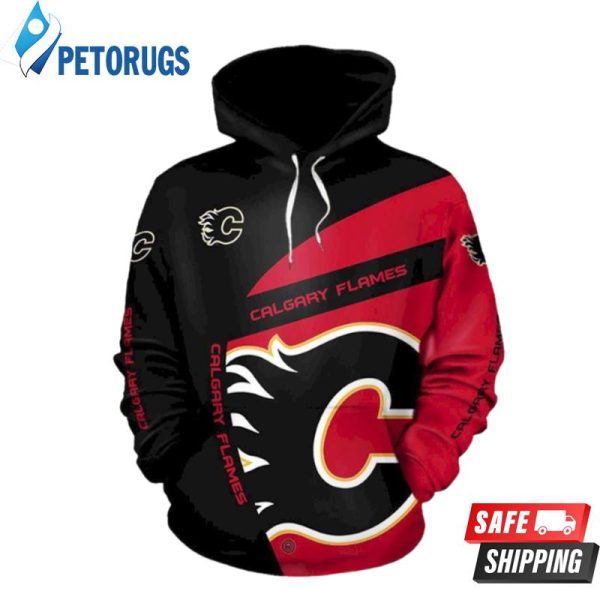 Calgary Flames 3D Hoodie