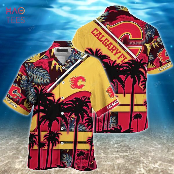 Calgary Flames NHL-Summer Hawaiian Shirt And Shorts