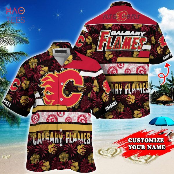 Calgary Flames NHL-Super Hawaiian Shirt Summer