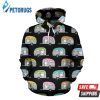 Camper Pattern Camping Themed No 2 3D Hoodie