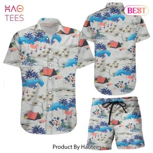 Camping Hawaiian Shirt Go Camping Vintage Beach Hawaii Shirt Tropical Themed Gift Ideas