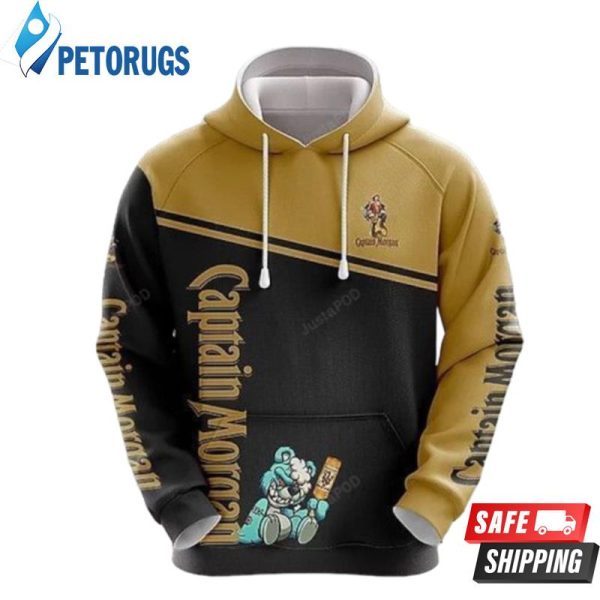 Captain Morgan Whiskey 3D Hoodie