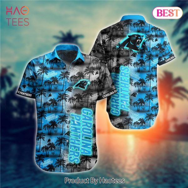 Carolina Panthers Hawaiian Shirts flower gift for summer