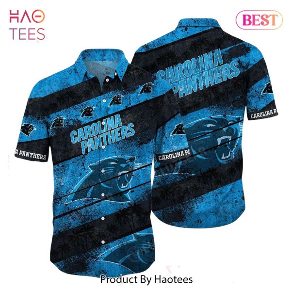 Carolina Panthers NFL Hawaiian Shirt Graphic Tropical Pattern Short Sleeve Summer For Fans