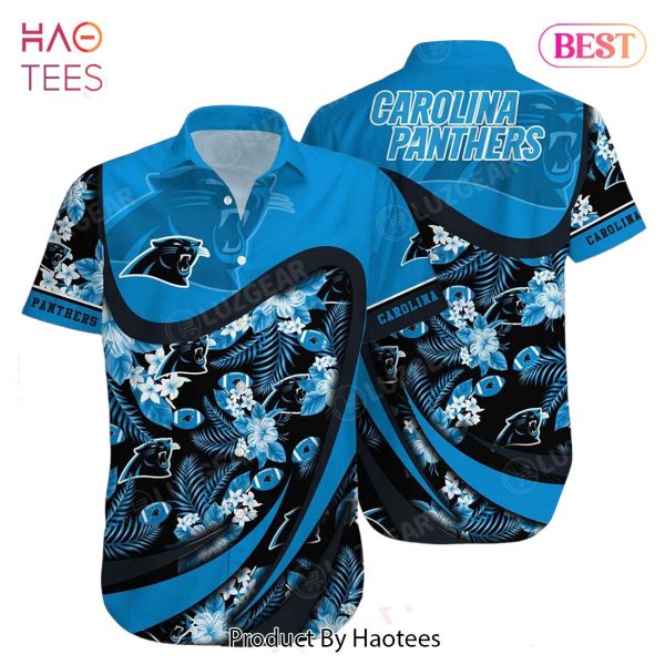 Carolina Panthers NFL Hawaiian Shirt Tropical Pattern Beach Shirt New Trends Gift For Sports Fans