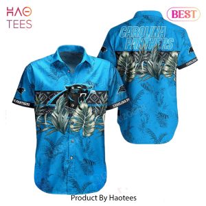 Carolina Panthers NFL Hawaiian Shirt Tropical Pattern Graphic Gift For Fan NFL Enthusiast