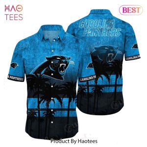 Carolina Panthers NFL Hawaiian Shirt Tropical Pattern Graphic New Collection Summer Gift For Fan NFL