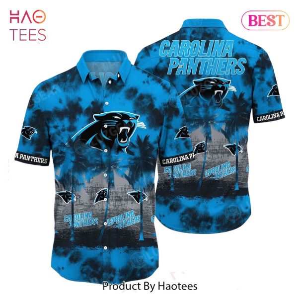 Carolina Panthers NFL Hawaiian Shirt Tropical Pattern Graphic Short Sleeve Summer Gift For Fans