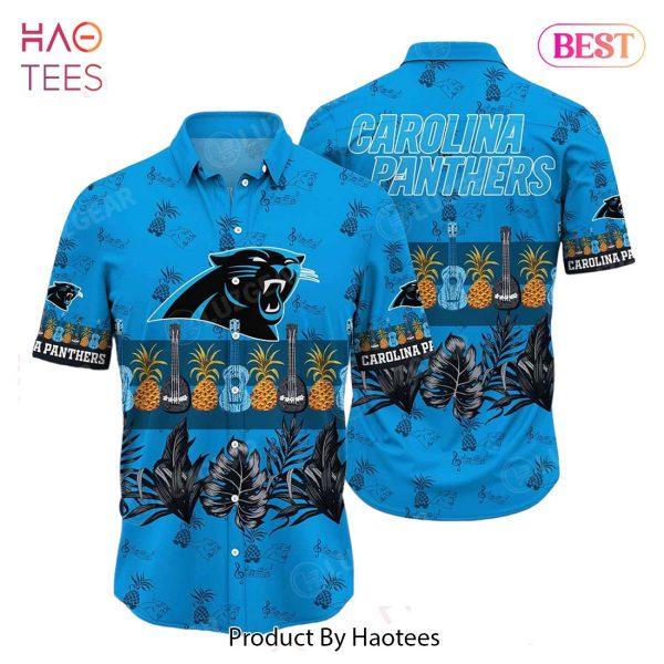 Carolina Panthers NFL Hawaiian Shirt Tropical Pattern Graphic Trends Summer Gift For Fan NFL