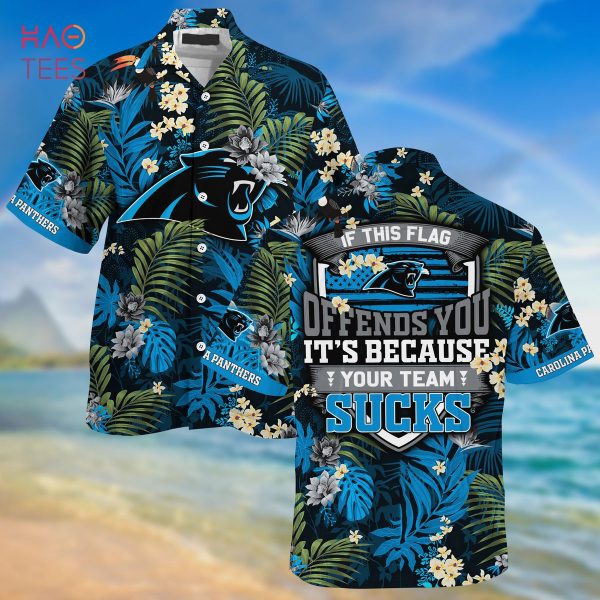 Carolina Panthers NFL-Summer Hawaiian Shirt And Shorts