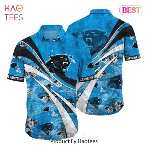 Carolina Panthers NFL Summer Hawaiian Shirt Floral Pattern Graphic For Football NFL Enthusiast