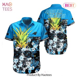 Carolina Panthers NFL Tropical Pattern Pineapple Design Hawaiian Shirt New Trending For Men Women