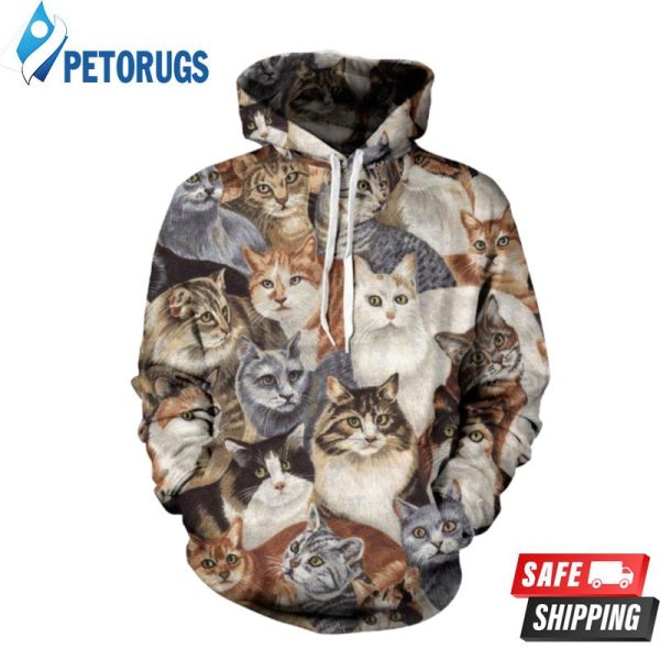 Cats 3D Hoodie