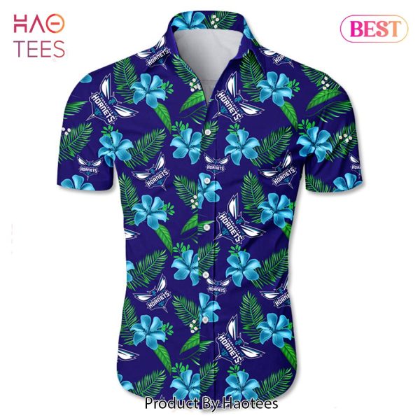 Charlotte Hornets Hawaiian shirt Tropical Flower summer